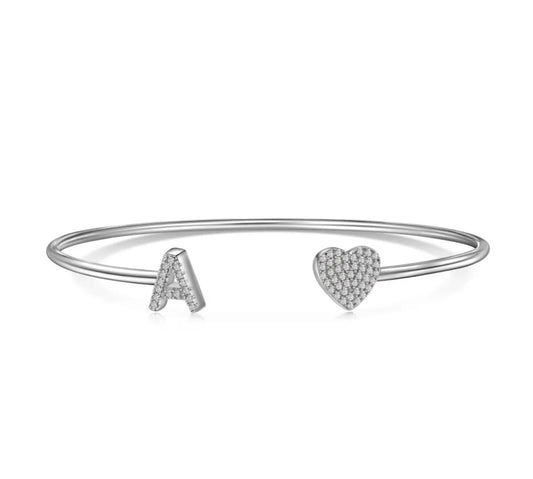 Personalized Initial Bangle