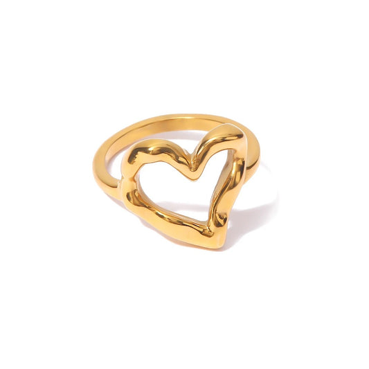 Hollow Heart Ring