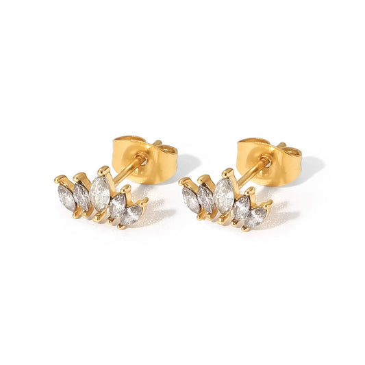 Crown Stud Earrings