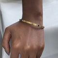 18k Gold Clasp Bangle