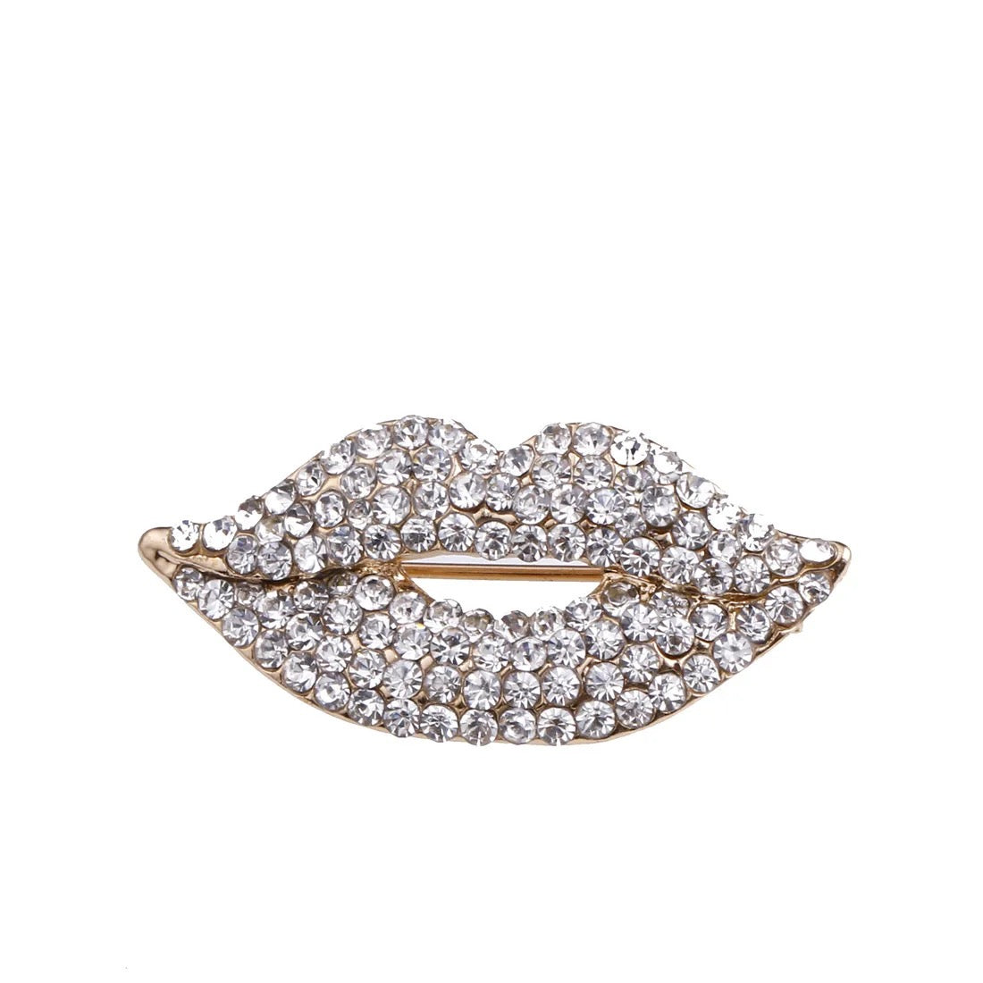 Bling Lips Brooch