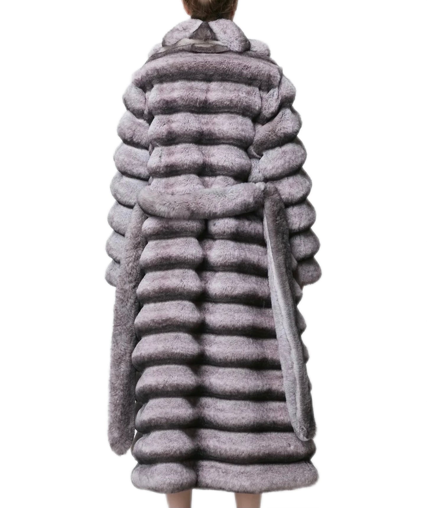 Grey Fauxchilla Coat