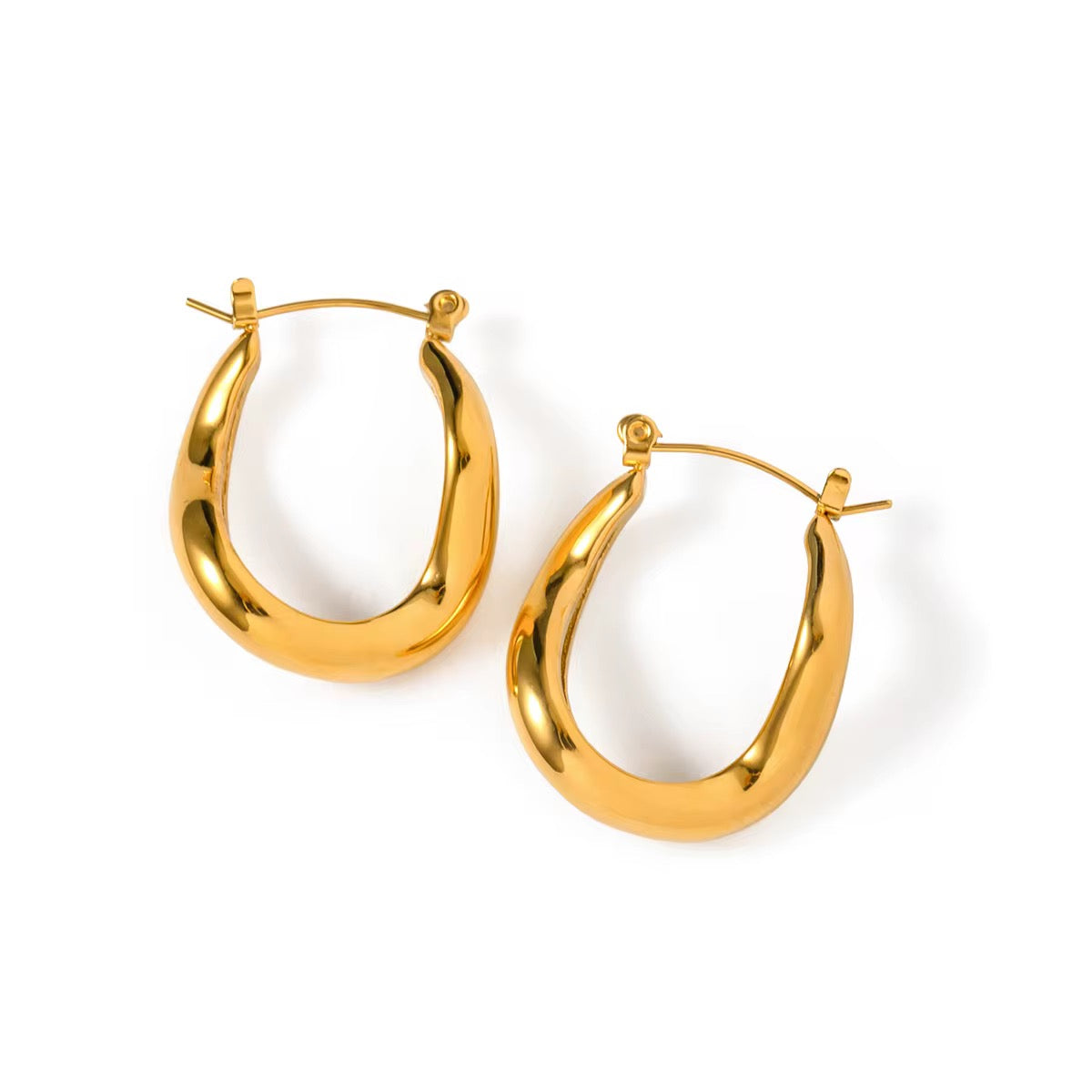 Geometric Mini Hoops
