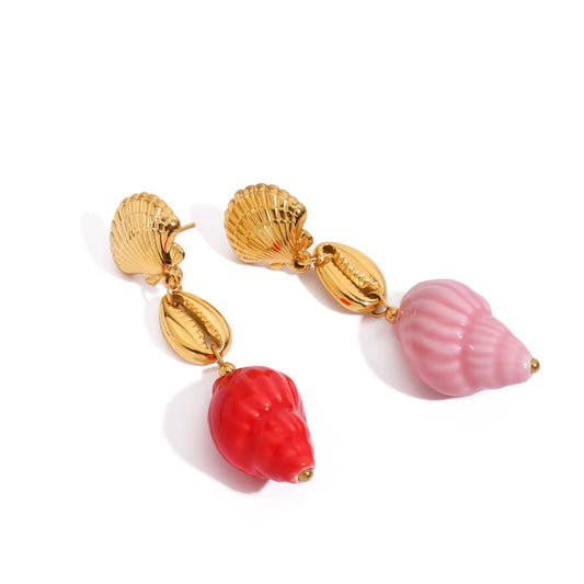 Conch Shell Earrings