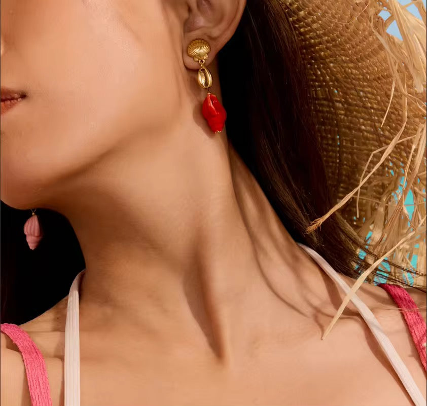 Conch Shell Earrings