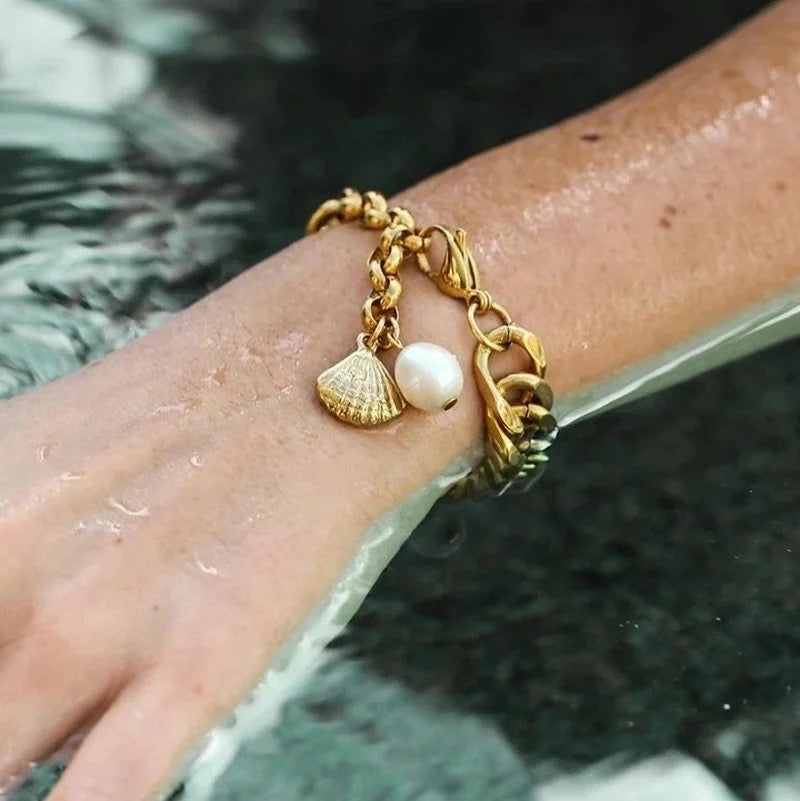 Cuban Shell Bracelet