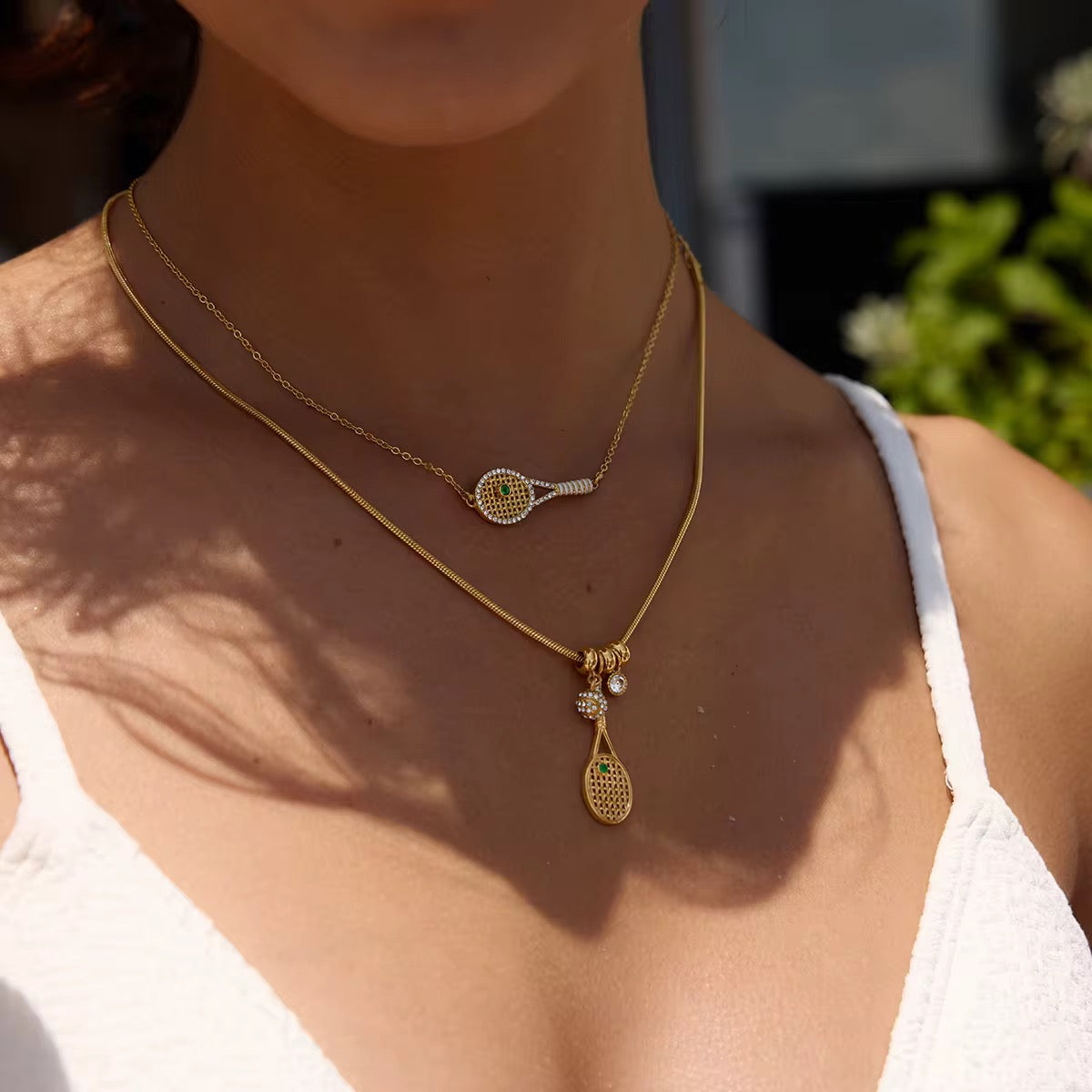 Racket Necklace